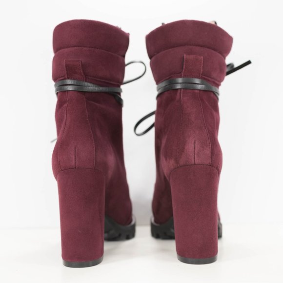 Stuart Weitzman Shackleton Round Toe Suede Boots - Picture 8 of 14